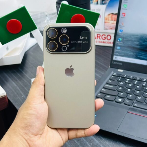 New Design Lens Glass Auto Focous Case For iPhone