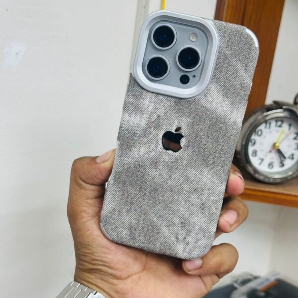 Premium Luxury Febric Soft Case For iPhone