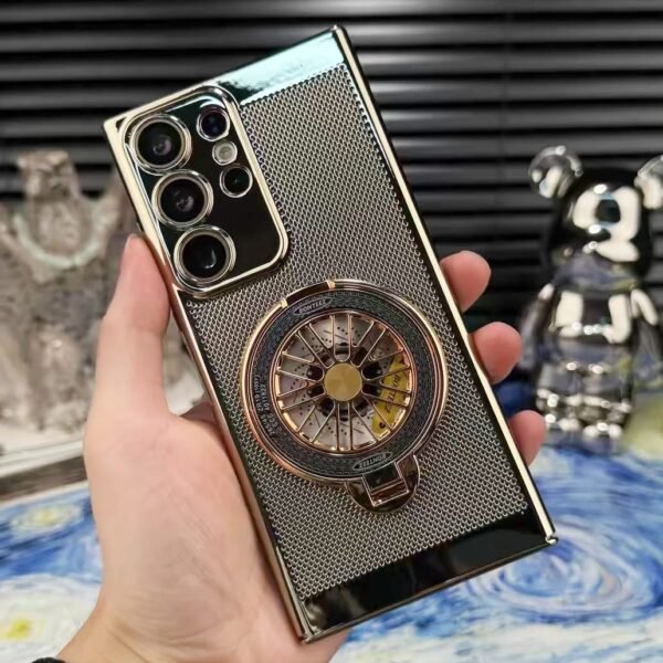 Spinner Heat Dissipation Kickstand Case For Samsung Galaxy